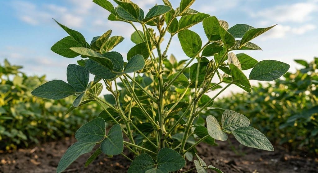 arquitetura de plantas de soja